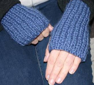 Free Merino Hand Warmers Knitting Pattern